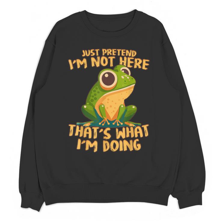 Introverts Thats What Im Doing Just Pretends Unisex Sweatshirt