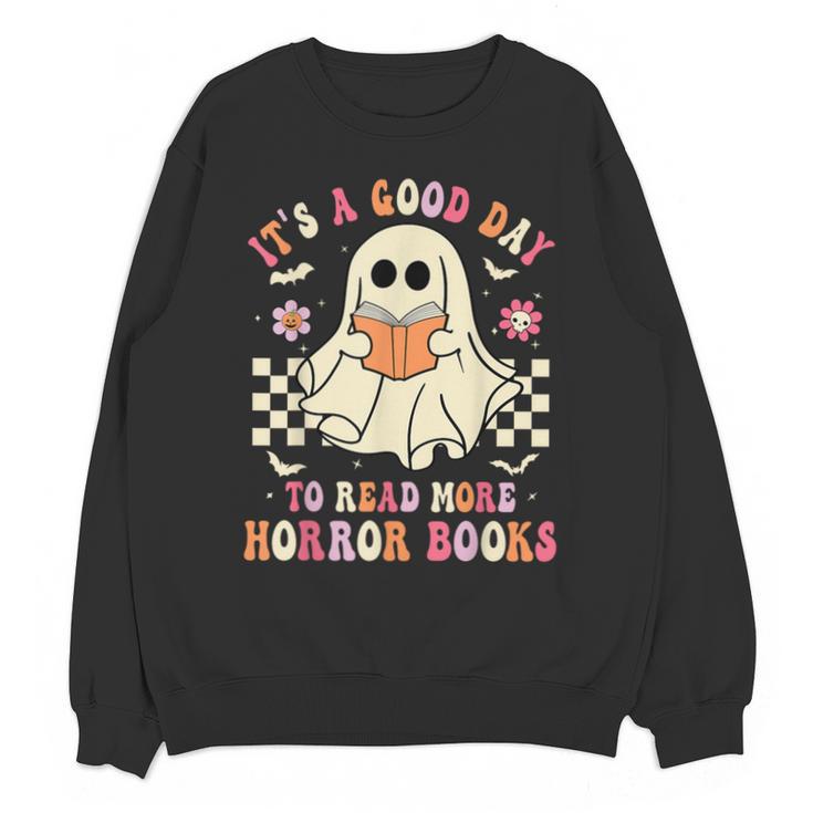 It's A Good Day To Read More Horror Books Halloween Unisex Sweatshirt