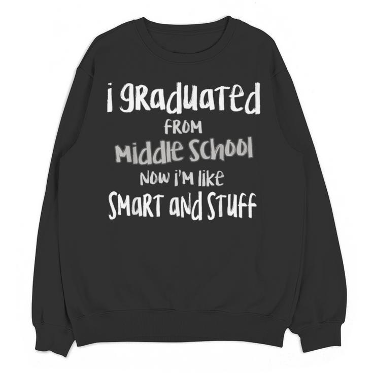 Junior High Graduate TShirt Middle School Graduation Unisex Sweatshirt