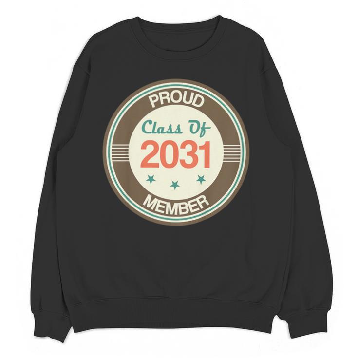 Kids Class Of 2031 Shirt Back To School Future Graduation Unisex Sweatshirt