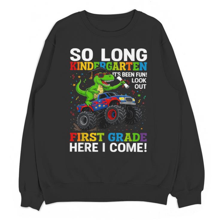 Kindergarten Graduate 2025 Kindergarten Graduation Dino Trex Unisex Sweatshirt