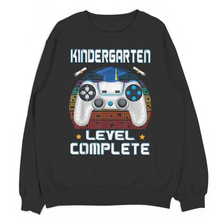 Kindergarten Graduation Level Complete Gamer 2024 Gaming Boy Unisex Sweatshirt
