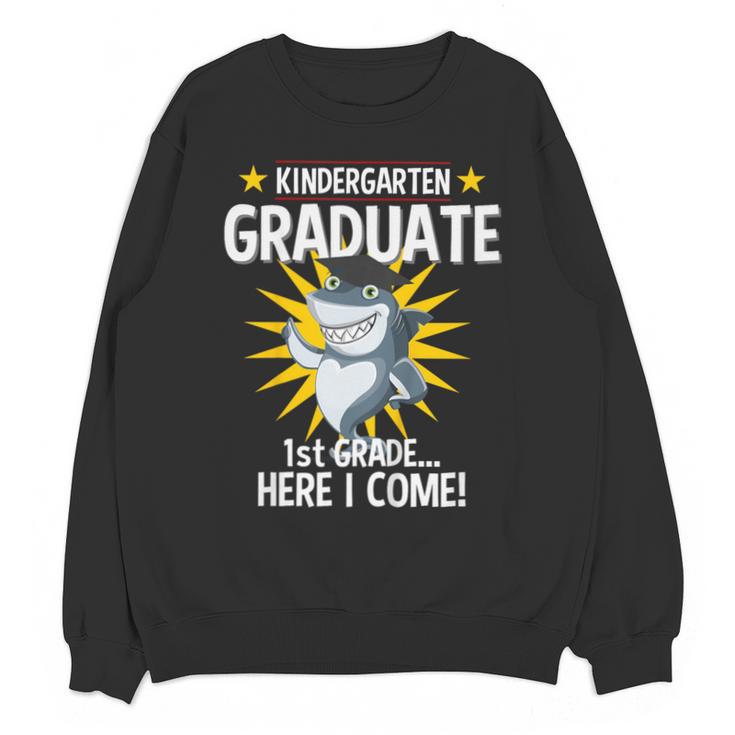 Kindergarten Graduation Shirts 2019 Shark Grad Toddler Unisex Sweatshirt