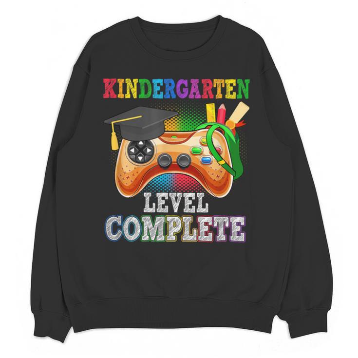 Kindergarten Level Complete Last Day Of School Graduation Unisex Sweatshirt