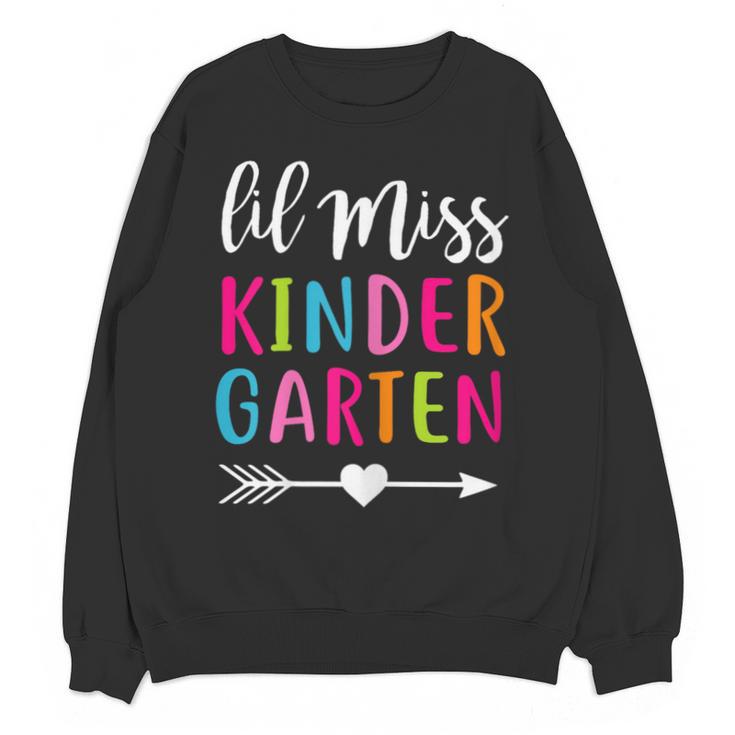 Lil Miss Kindergarten Grad Shirt Graduation Shirts 2018 Unisex Sweatshirt