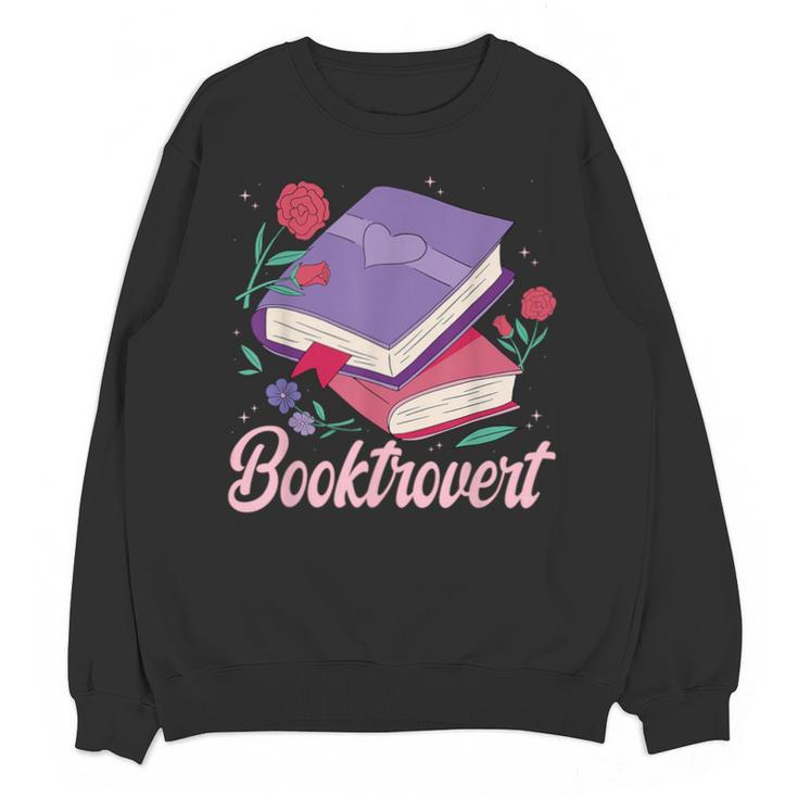 Literary Reading Book Introvert Booktrovert Reading Unisex Sweatshirt