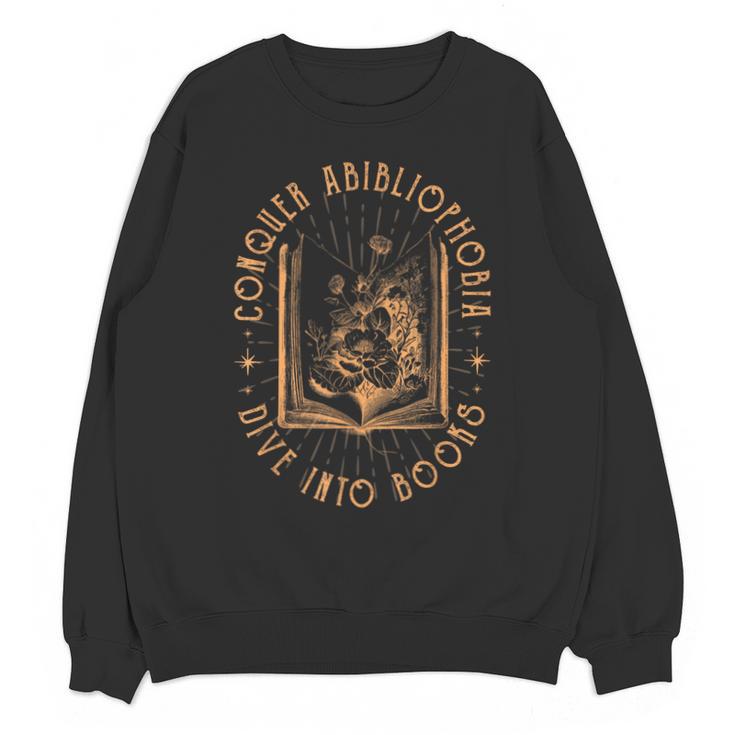 Literature Bookworm Abibliophobia Bookish Unisex Sweatshirt