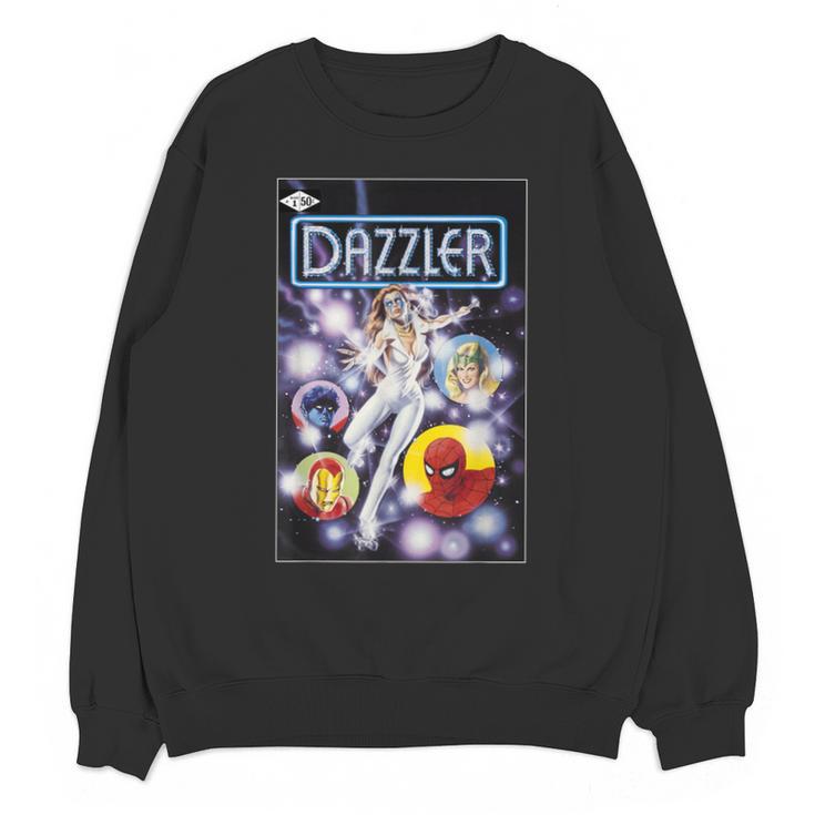Marvel Universe Classic Dazzler Light Power Comic Book Cover Unisex Sweatshirt