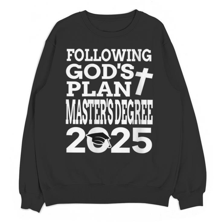 Masters Degree Graduation 2025 Christian MSW MPH MBA Unisex Sweatshirt
