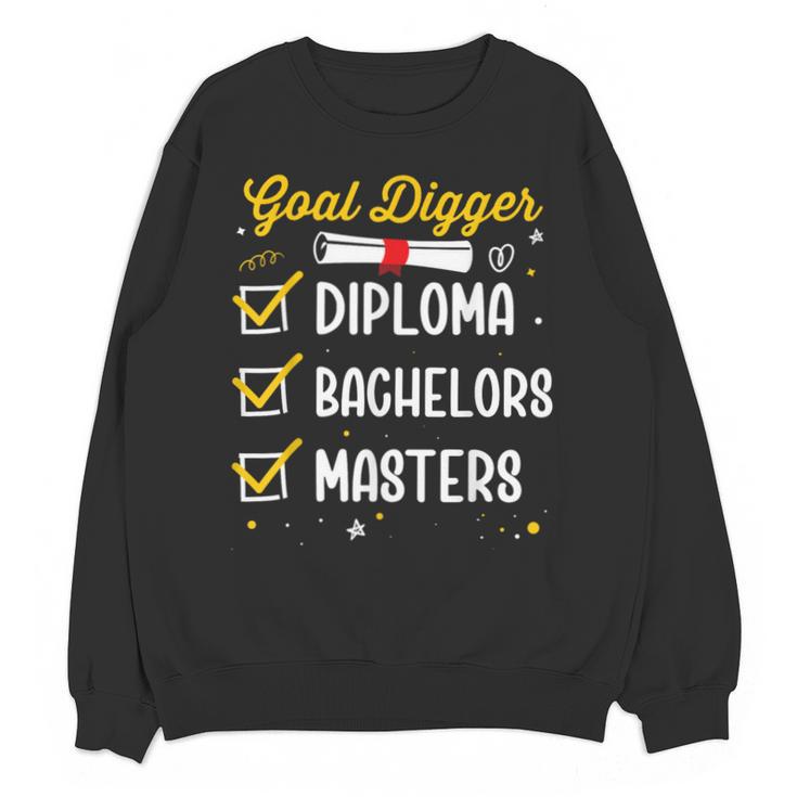 Masters Graduation Goal Digger Mastered It Unisex Sweatshirt