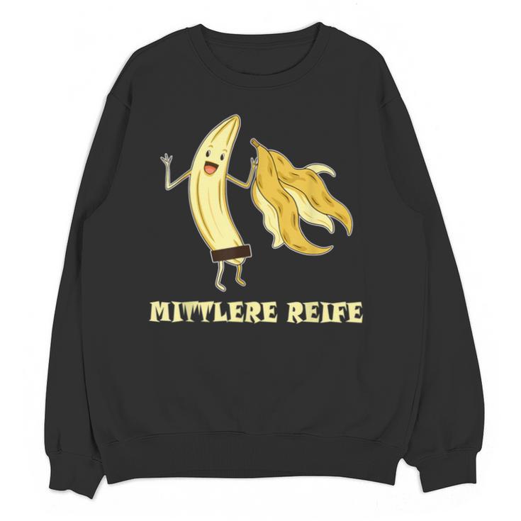Medium Mature Banana Banana Real School Graduation Celebrations Unisex Sweatshirt