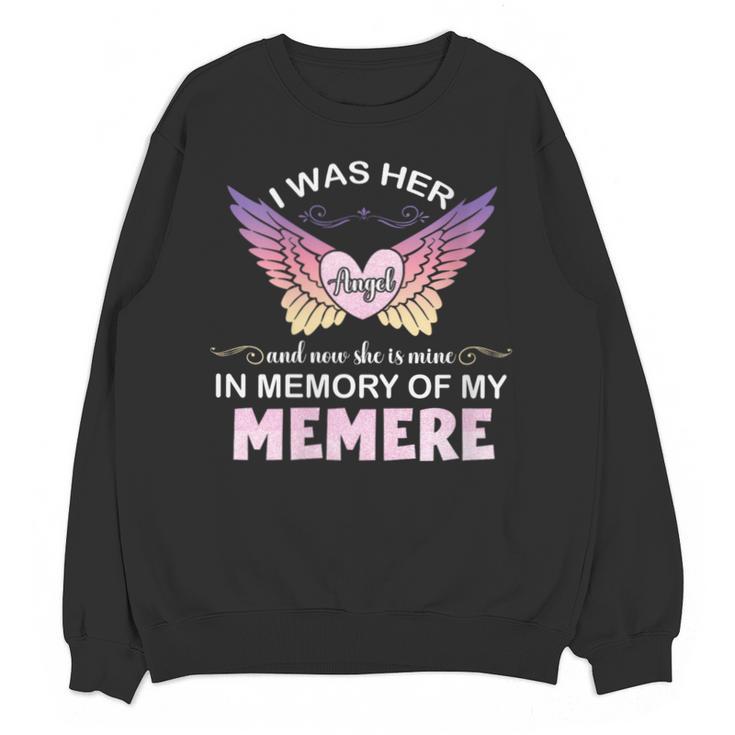 Memere Angel In My Memory Cute Family Remembrance Match Unisex Sweatshirt