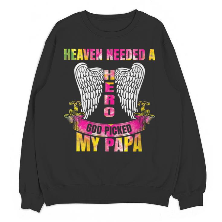Memory Of My Dad My Dad In Heaven Unisex Sweatshirt