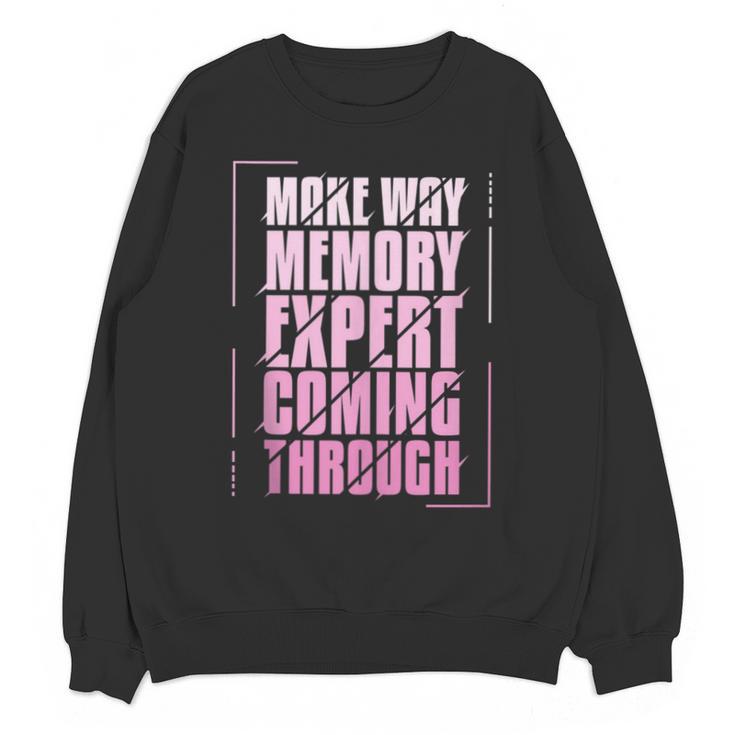 Memory Expert Unisex Sweatshirt
