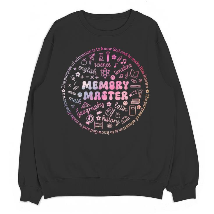 Memory Master Classical Conversation Homeschool Mom Unisex Sweatshirt