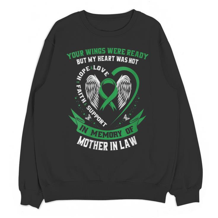 In Memory Of Mother In Law Kidney Disease Awareness Products Unisex Sweatshirt