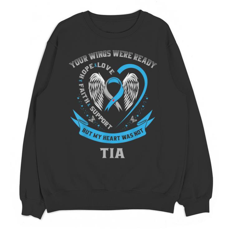 In Memory Of Tia Spanish Type One Diabetes Awareness Graphic Unisex Sweatshirt