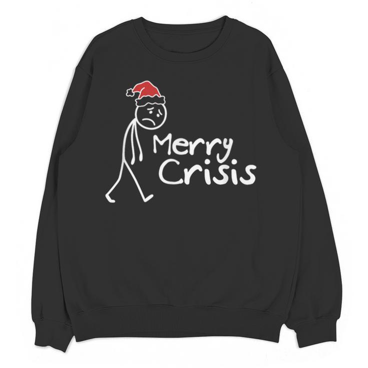 Merry Crisis Christmas Introvert Unisex Sweatshirt