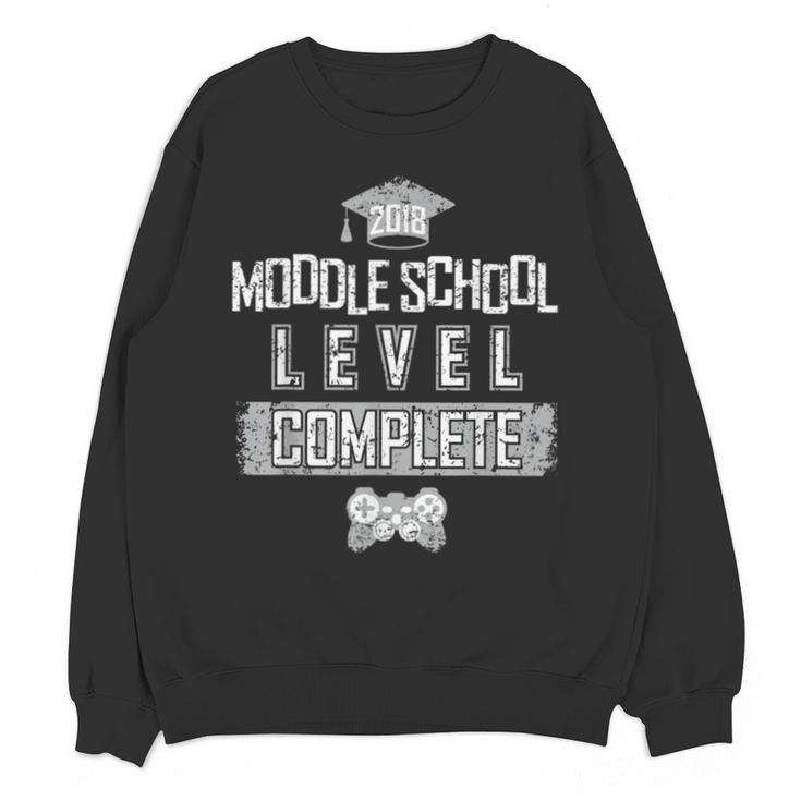 Middle School Graduation Tee Video Gaming Graduate Shirts Unisex Sweatshirt