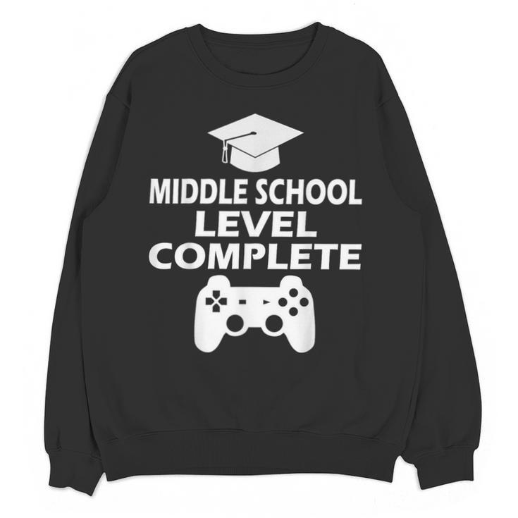 Middle School Level Complete Gamer Graduation Day 2024 Unisex Sweatshirt