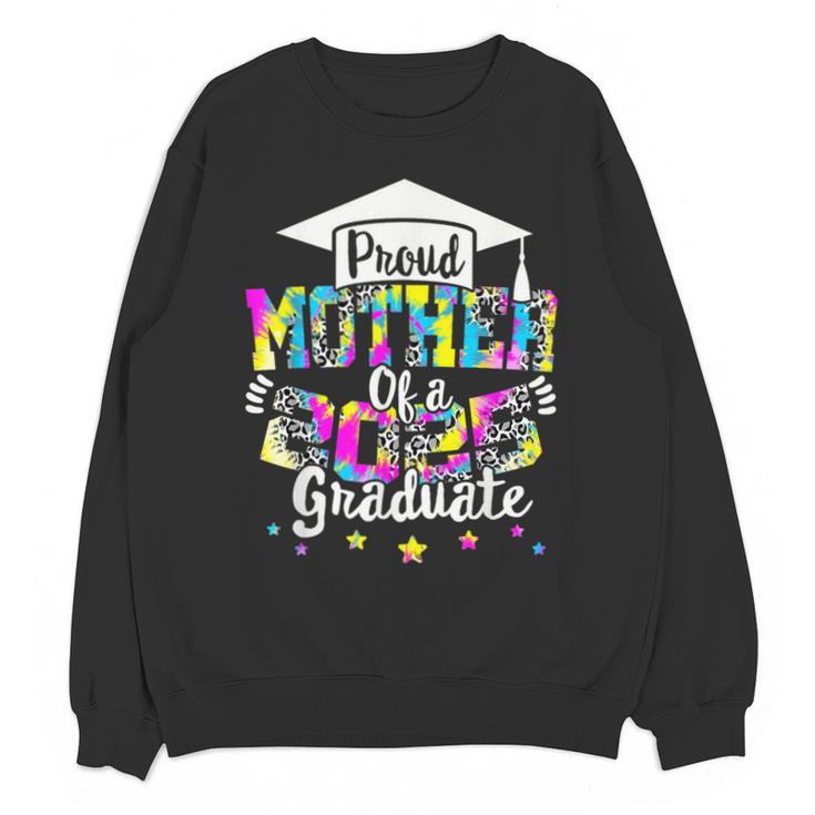Mother Of a 2025 Graduate Tie Dye Class Senior Graduation 25 Unisex Sweatshirt