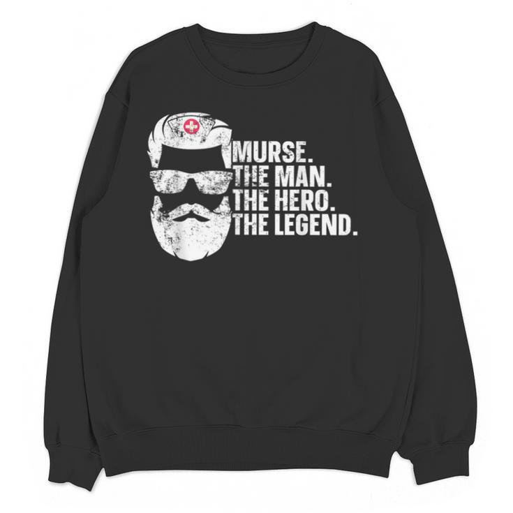 Murse Male Nurse Student Man Nurses Murse RN Graduation Week Unisex Sweatshirt
