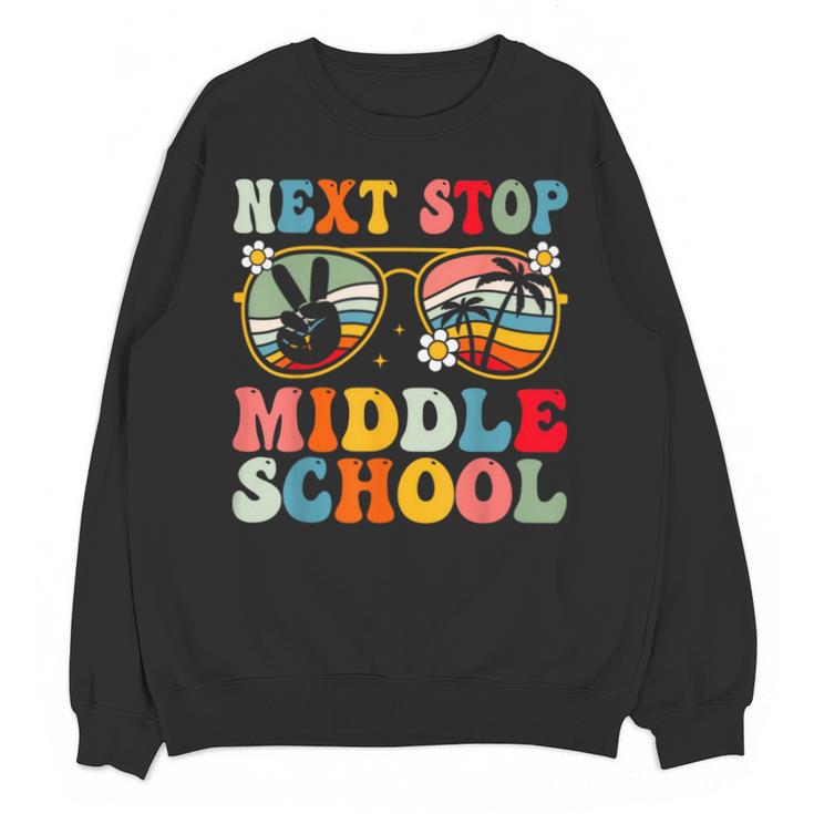Next Stop Middle School Elementary School Graduation 2025 Unisex Sweatshirt