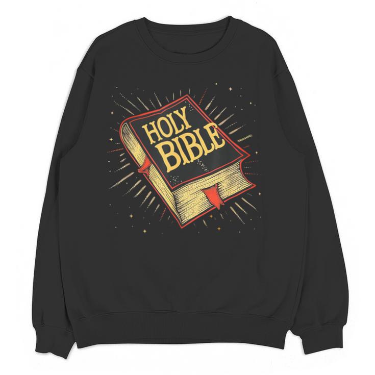 Nice Holy Book Costume For Bible Lovers Unisex Sweatshirt