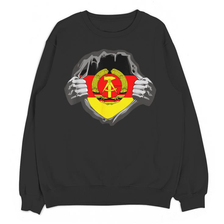 Nostalgia Chest Flag GDR Unisex Sweatshirt