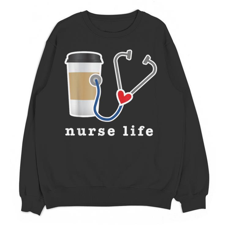 Nurse Life Graphic Nursing School Graduation Unisex Sweatshirt
