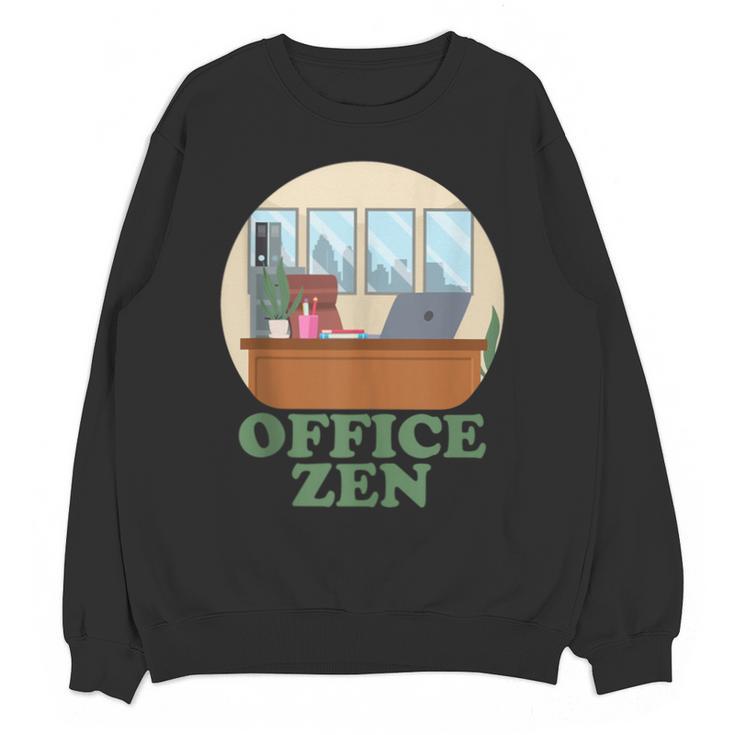 Office Zen Introvert Office Staff Secretary Employee Admin Unisex Sweatshirt