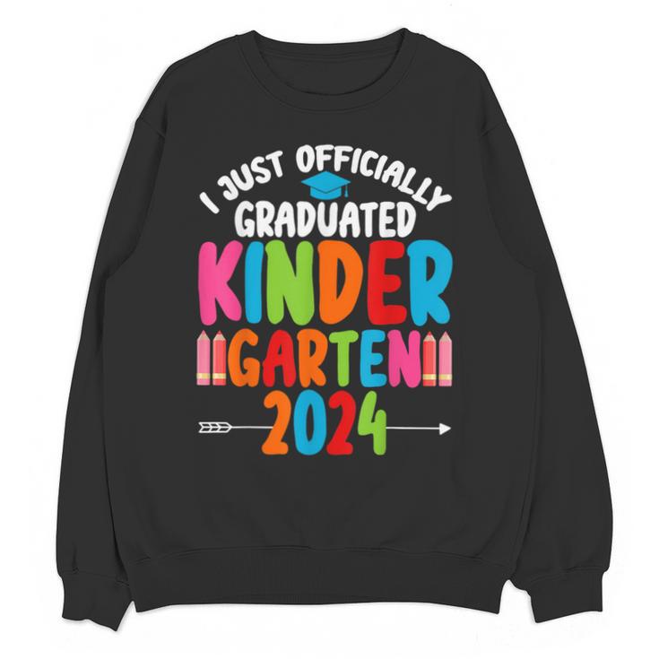 I Officially Graduated Kindergarten Graduation 2024 Unisex Sweatshirt