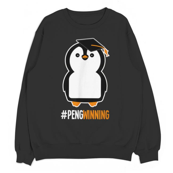 Penguin Graduation For Grads Hashtag Pengwinning Unisex Sweatshirt
