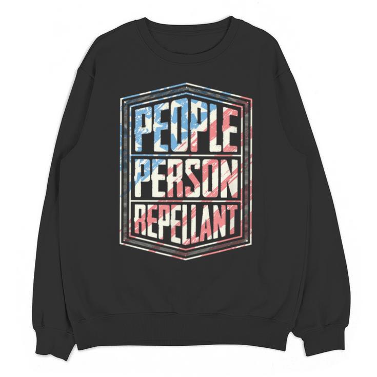 People Person Repellant Introvert Unisex Sweatshirt