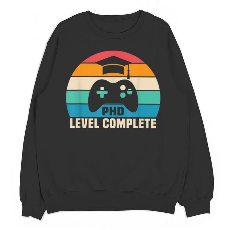 PhD Level Complete Graduation Doctorate In Philosophy Unisex Sweatshirt
