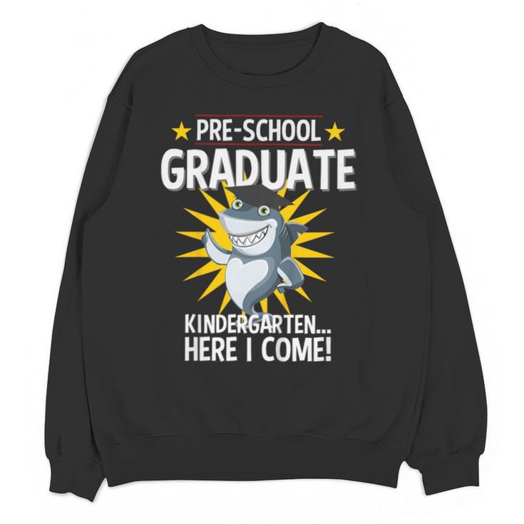 Pre K Graduation Shirts Shark Grad Toddler Unisex Sweatshirt