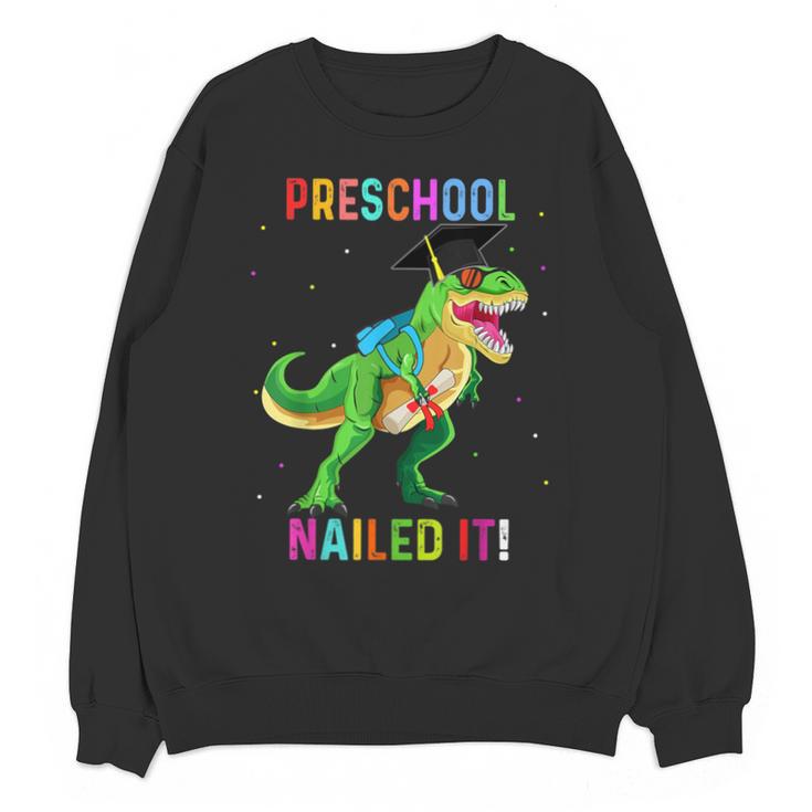 Preschool Graduation Class Of 2022 Graduate Dinosaur Kids Unisex Sweatshirt