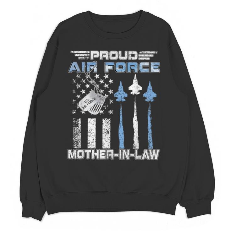 Proud Air Force Mother-In-Law US Air Force Graduation Unisex Sweatshirt