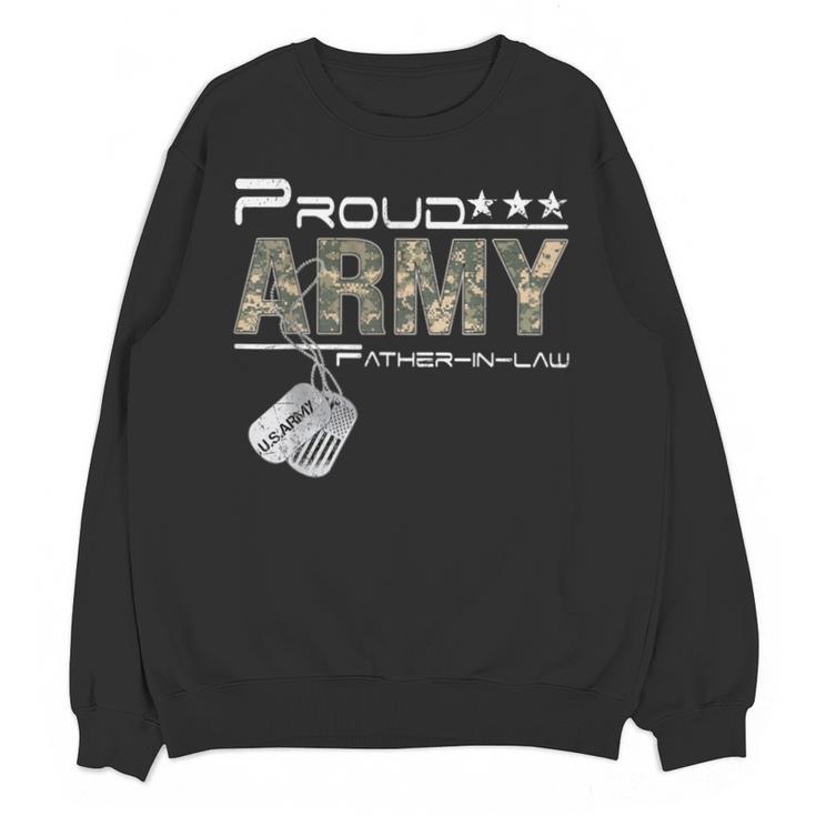 Proud Army Father-In-Law US Army Graduation Father-In-Law Unisex Sweatshirt