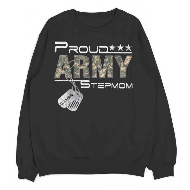 Proud Army Stepmom Army Graduation Stepmom US Army Stepmom Unisex Sweatshirt