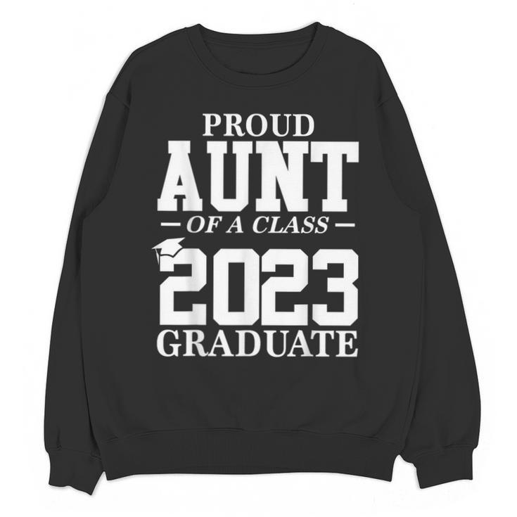 Proud Aunt Graduation Senior 23 Grad Class Of 2023 Unisex Sweatshirt