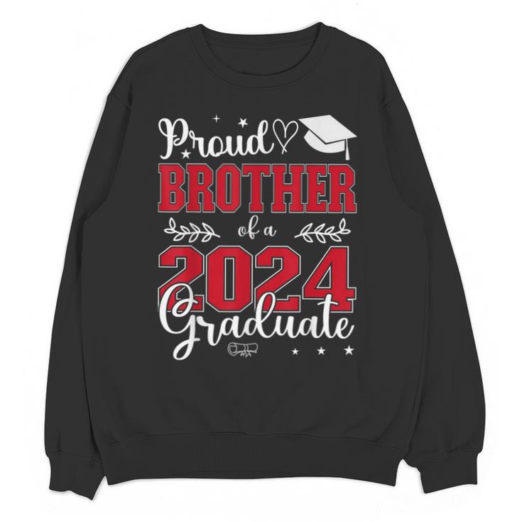 Proud Brother Of a Class Of 2024 Graduate For Graduation Unisex Sweatshirt