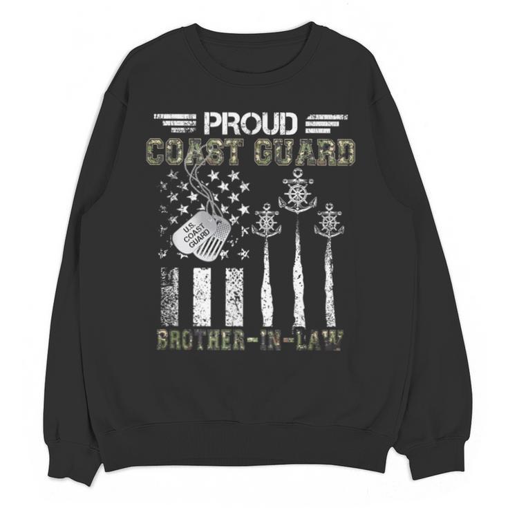Proud Coast Guard Brother-In-Law US Coast Guard Graduation Unisex Sweatshirt