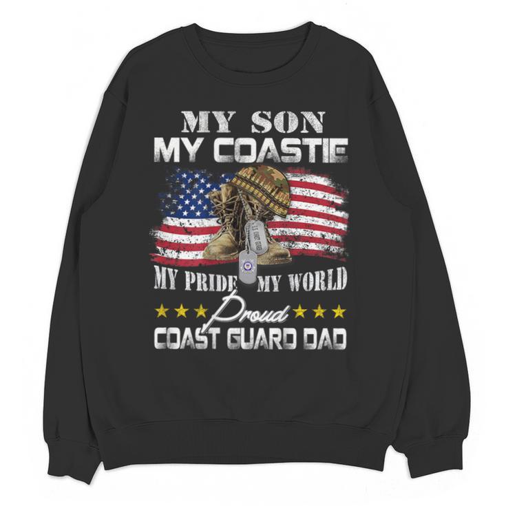 Proud Coast Guard Dad Coast Guard Graduation Dad Unisex Sweatshirt