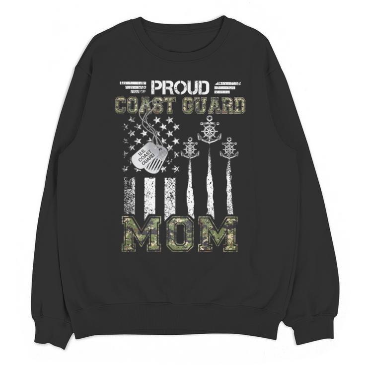 Proud Coast Guard Mom US Coast Guard Graduation Mom Unisex Sweatshirt