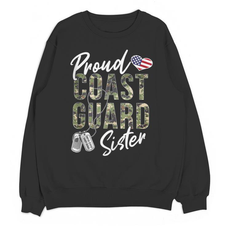 Proud Coast Guard Sister US Coast Guard Graduation Sister Unisex Sweatshirt