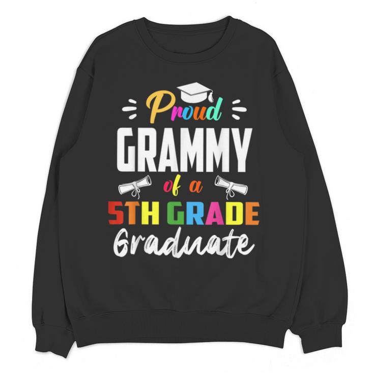 Proud GRAMMY Of A 5th Grade Graduate Graduation 2024 Senior Unisex Sweatshirt