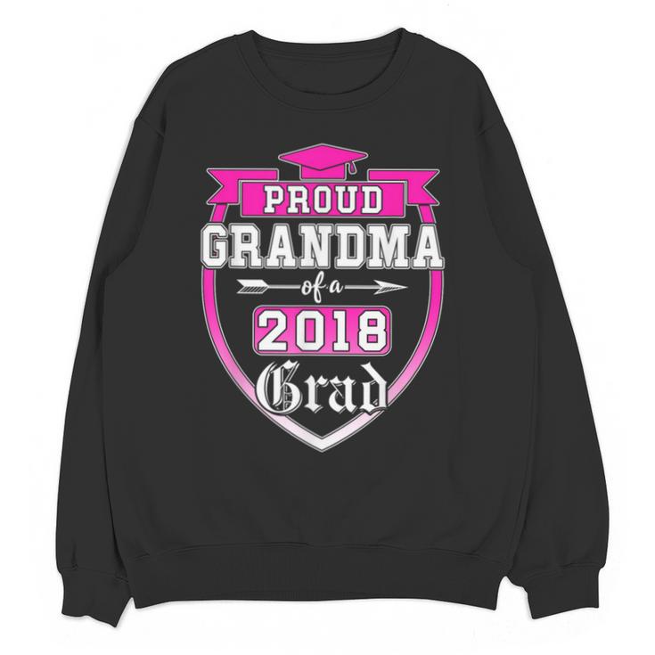 Proud Grandma Of a 2018 Grad Graduation Family Unisex Sweatshirt