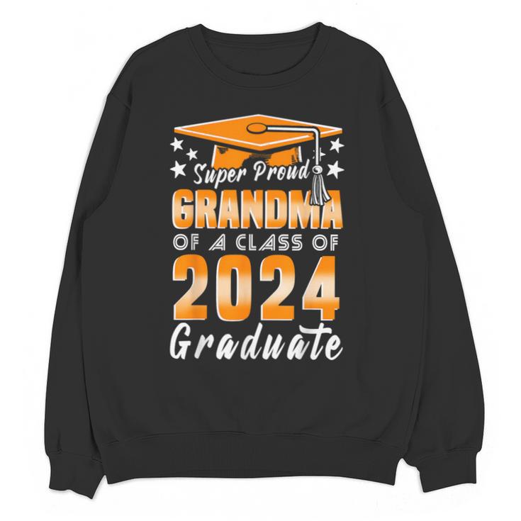 Proud Grandma Of A Class Of 2024 Matching Family Graduation Unisex Sweatshirt