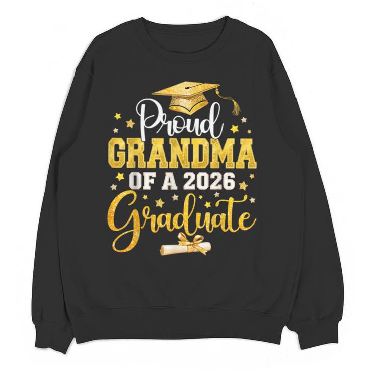 Proud Grandma Of A Class Of 2026 Graduate Senior Graduation Unisex Sweatshirt